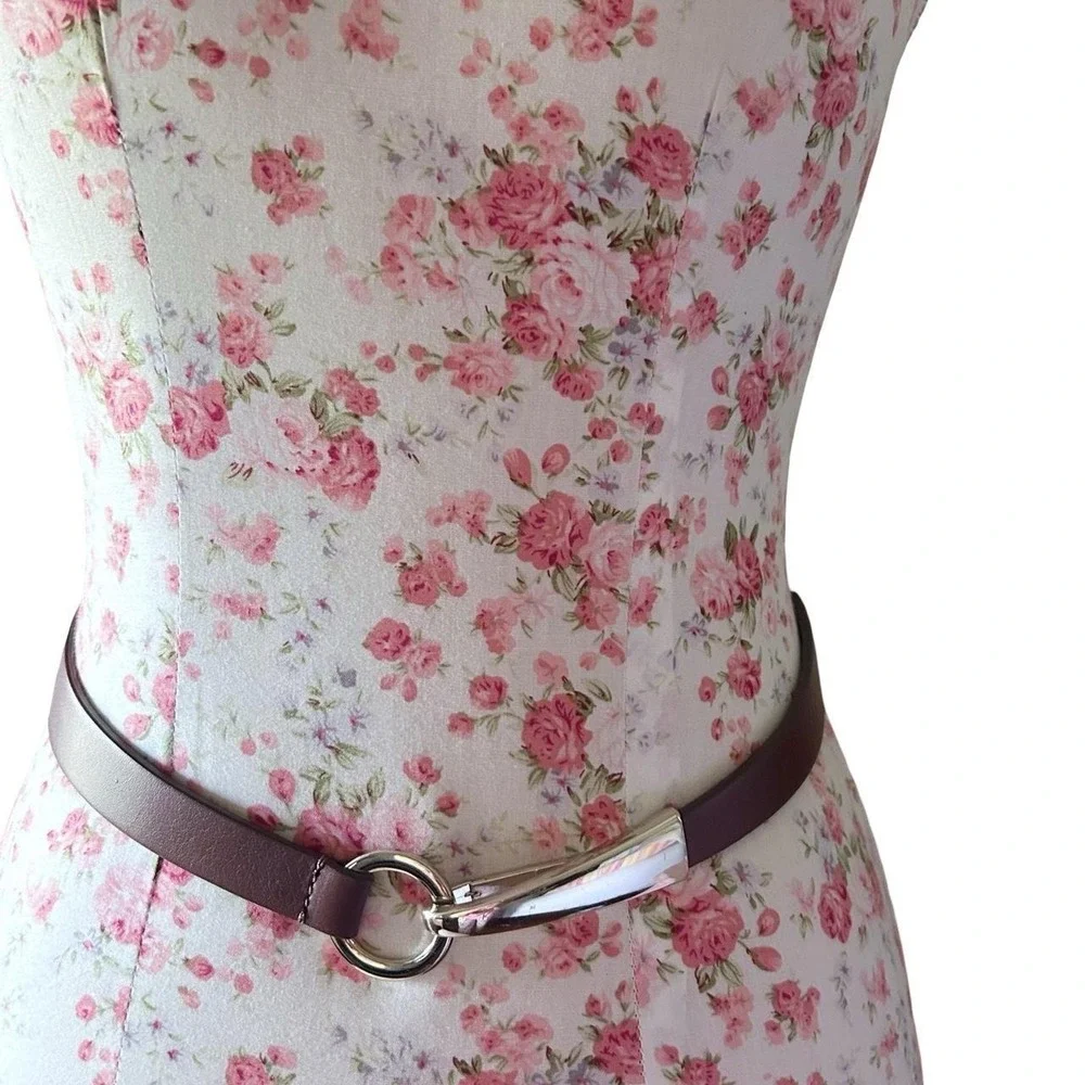 Brown And Gold Women's Belt